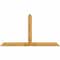 Ekena Millwork Portland Rough Sawn Timber Gable Bracket, Western Red Cedar, 96"W x 52"H x 2"D x 6"F, 13/12 Pitch GBW096X52X0206POR00RWR - alternate 1
